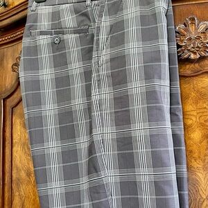 Gray Plaid Trousers